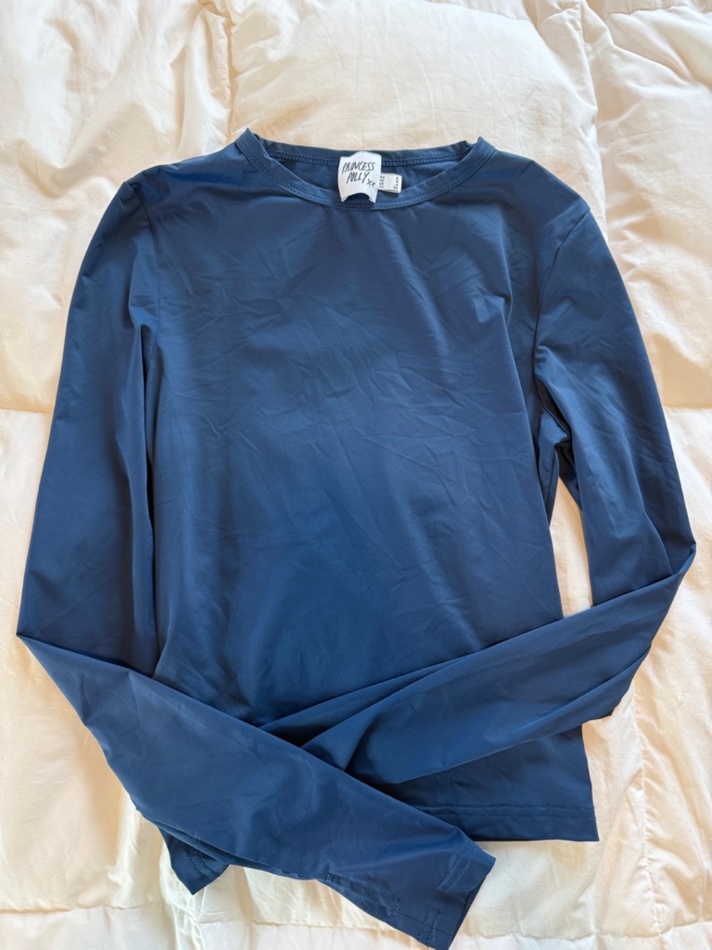 Princess Polly Navy Blue Long Sleeve Tee